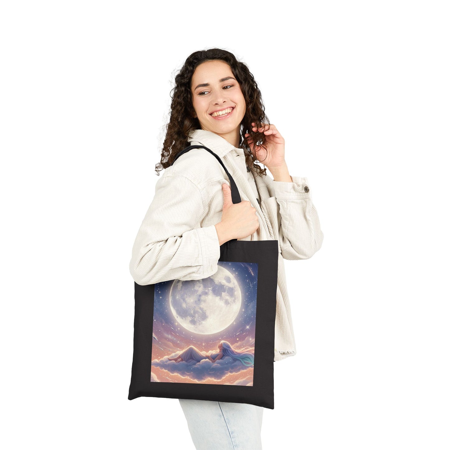 Luminous Night Sky - Canvas Tote Bag
