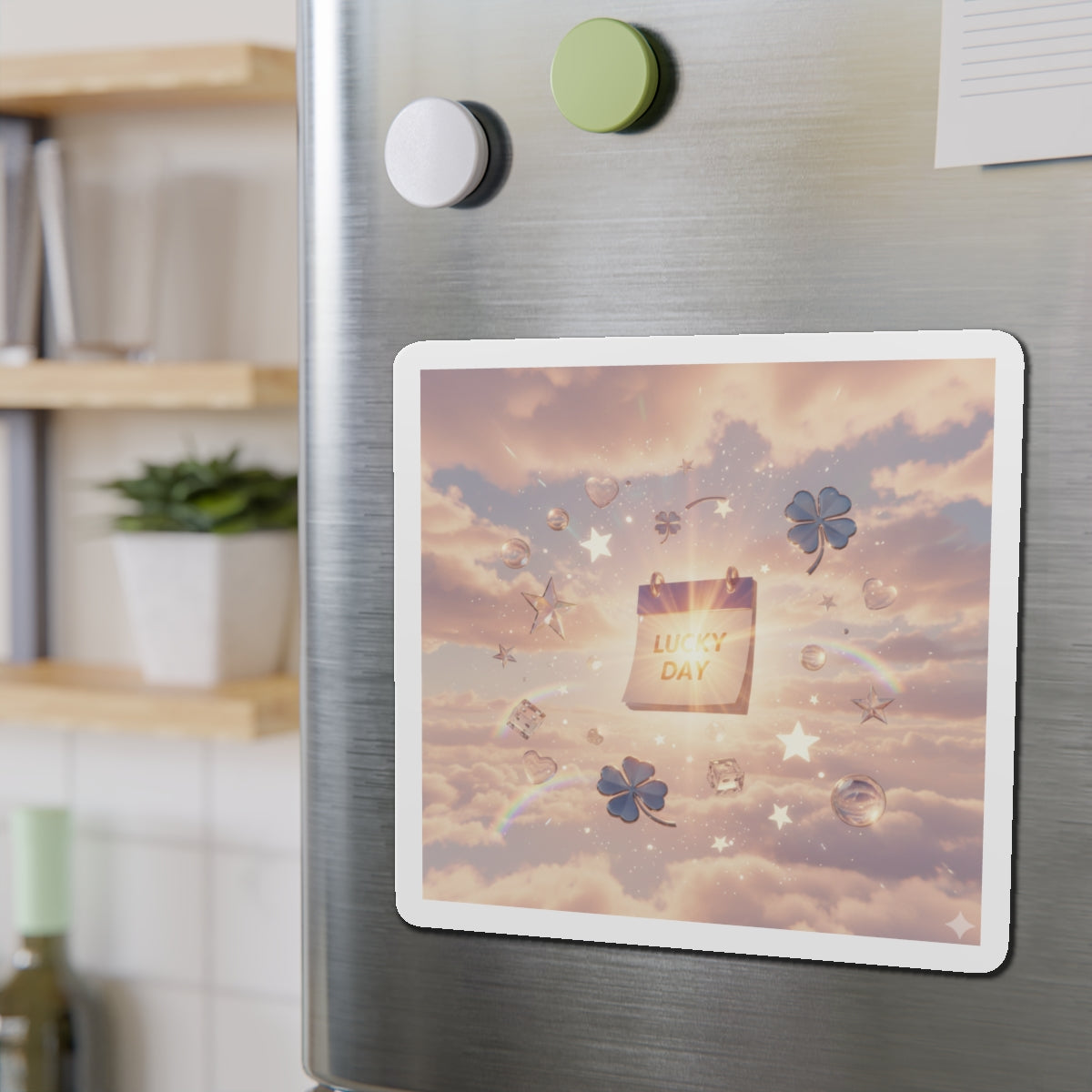 Lucky Day Die-Cut Magnets