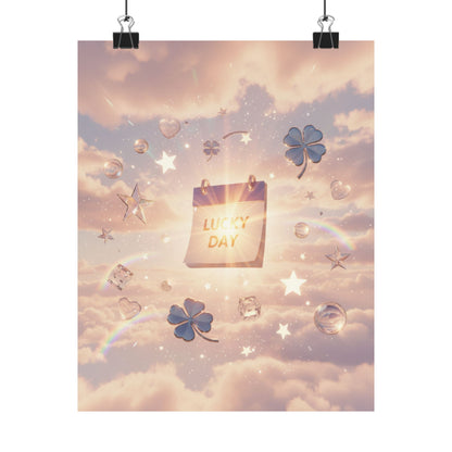 Lucky Day - Matte Vertical Art Print