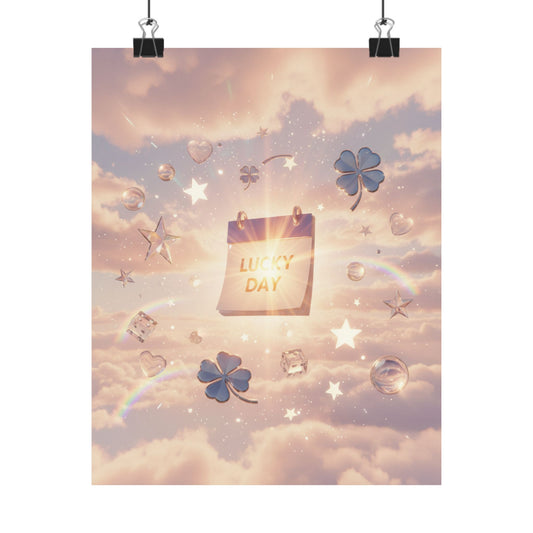 Lucky Day - Matte Vertical Art Print