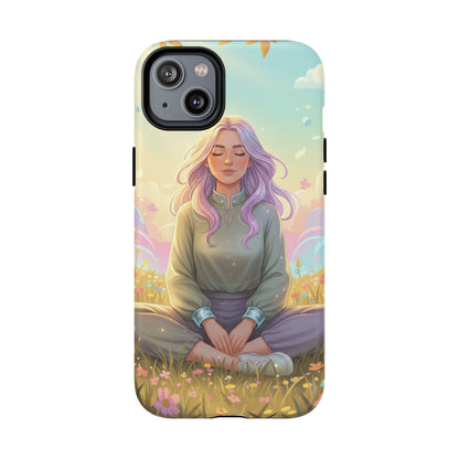 Tranquil Meadow Escape Tough Magnetic Phone Case — iPhone Cover