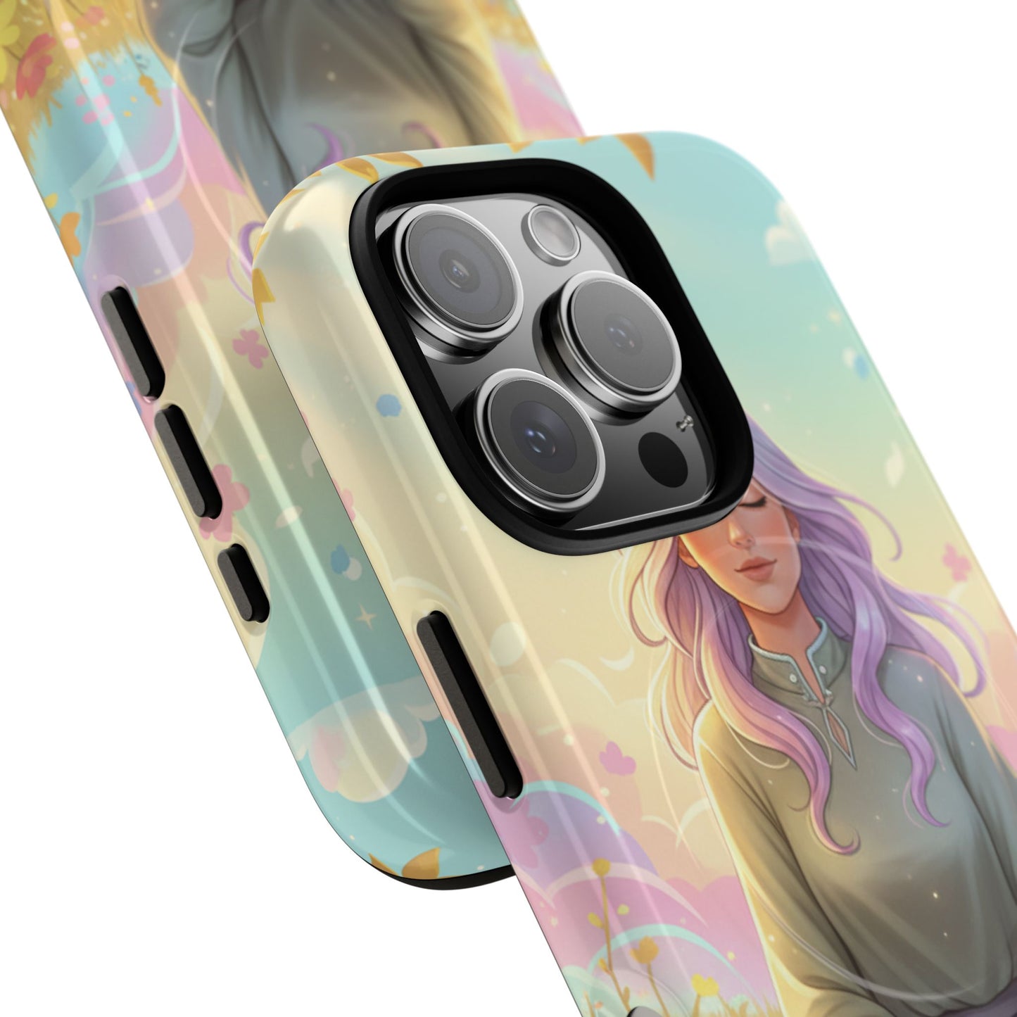 Tranquil Meadow Escape Tough Magnetic Phone Case — iPhone Cover