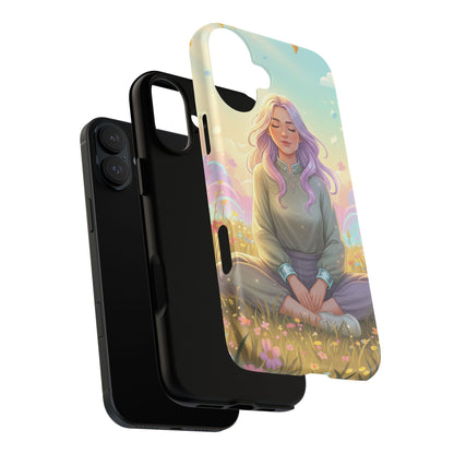 Tranquil Meadow Escape Tough Magnetic Phone Case — iPhone Cover