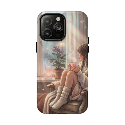 Cozy Rainy Day Tough Magnetic Phone Case — iPhone Cover