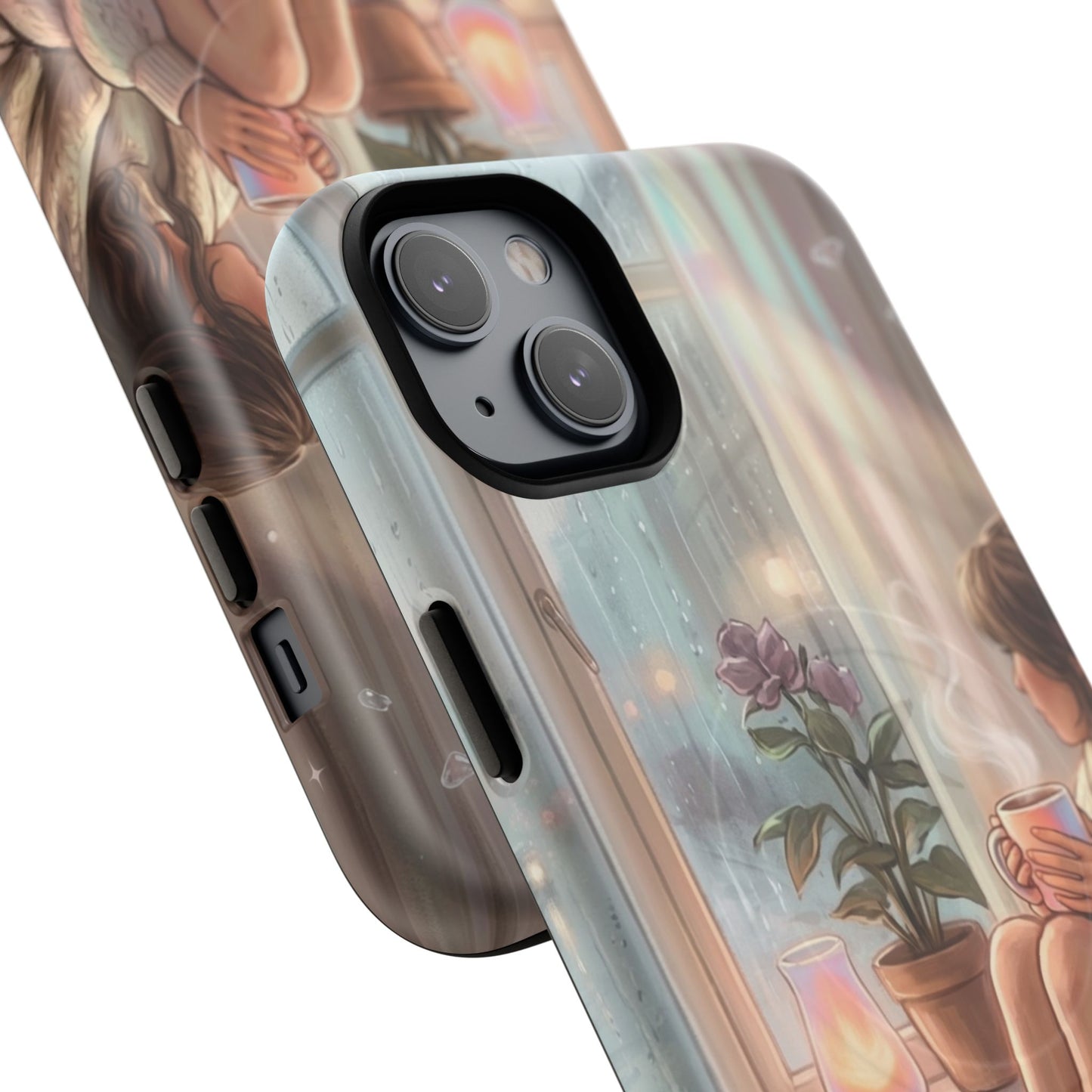 Cozy Rainy Day Tough Magnetic Phone Case — iPhone Cover