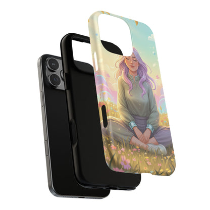 Tranquil Meadow Escape Tough Magnetic Phone Case — iPhone Cover