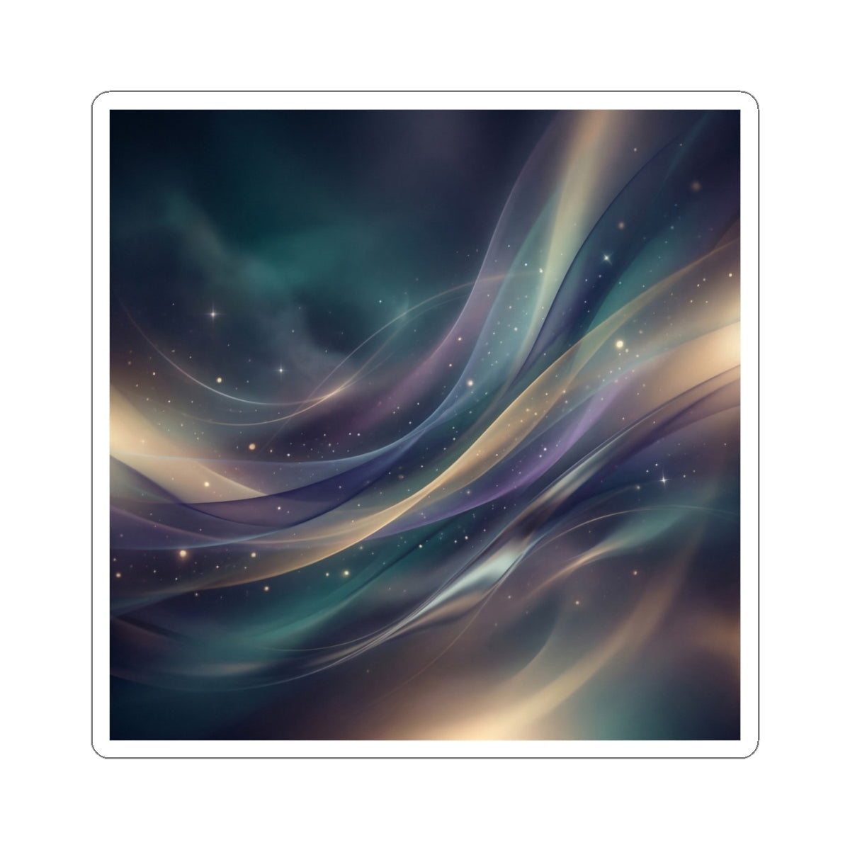 Sound Waves - Kiss-Cut Sticker Decal