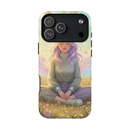 Tranquil Meadow Escape Tough Magnetic Phone Case — iPhone Cover