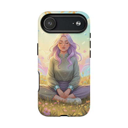 Tranquil Meadow Escape Tough Magnetic Phone Case — iPhone Cover