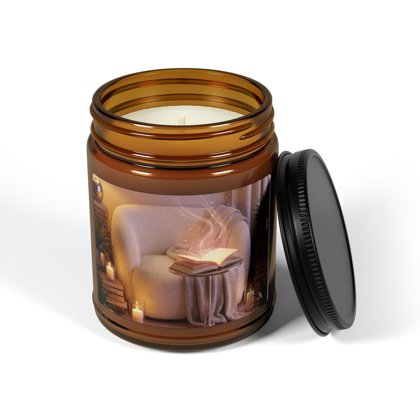 Magical Reading Corner - Amber Jar Soy Scented Candle