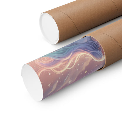 Luminous Night Sky - Matte Vertical Art Print