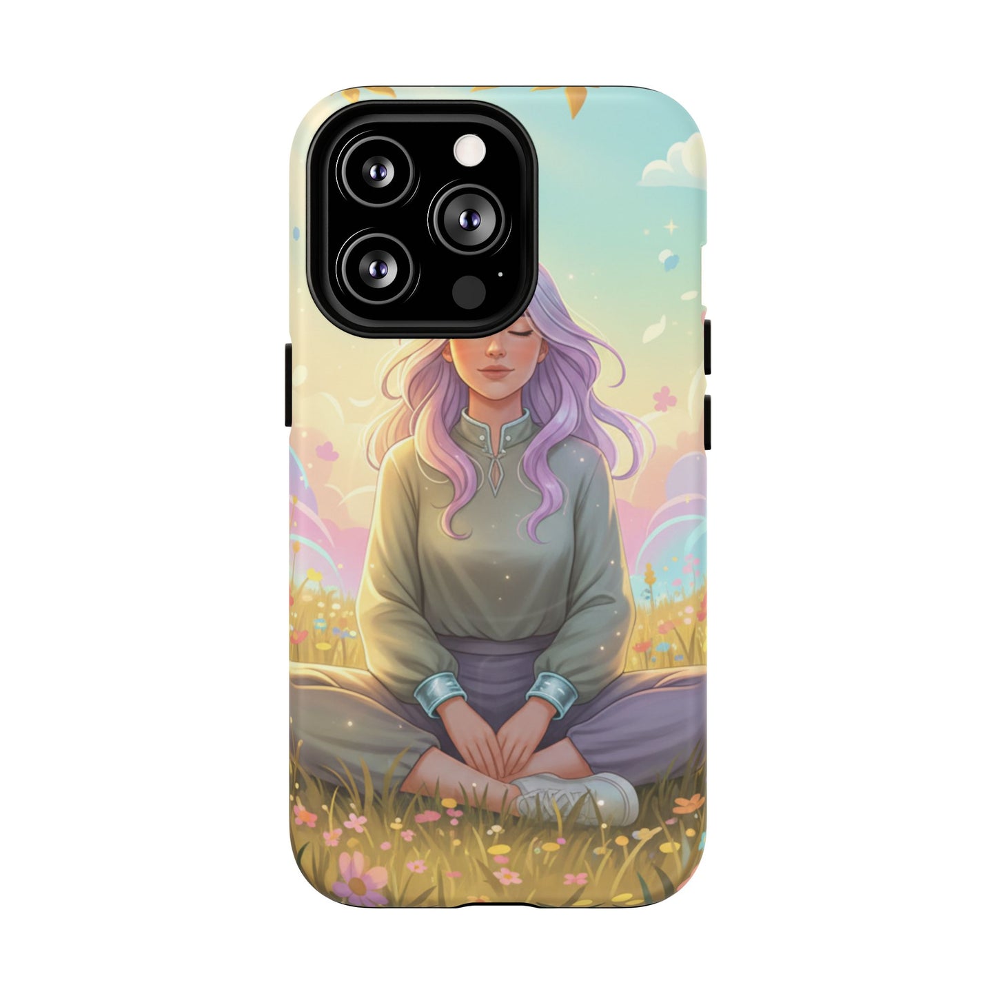 Tranquil Meadow Escape Tough Magnetic Phone Case — iPhone Cover