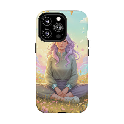 Tranquil Meadow Escape Tough Magnetic Phone Case — iPhone Cover