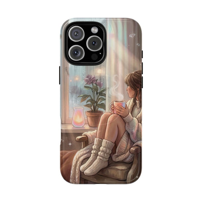 Cozy Rainy Day Tough Magnetic Phone Case — iPhone Cover