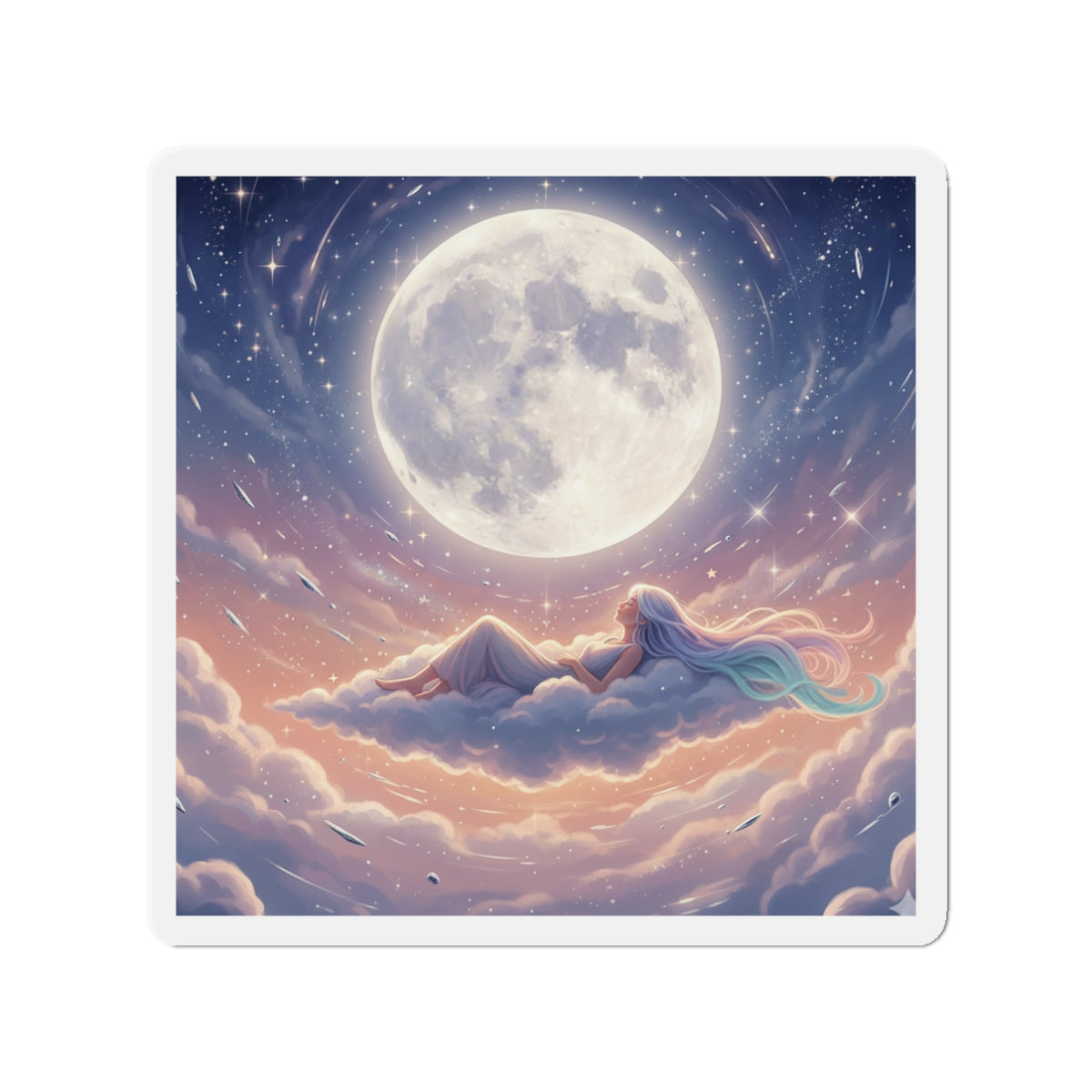 Luminous Night Sky Die-Cut Magnets
