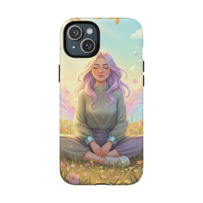 Tranquil Meadow Escape Tough Magnetic Phone Case — iPhone Cover
