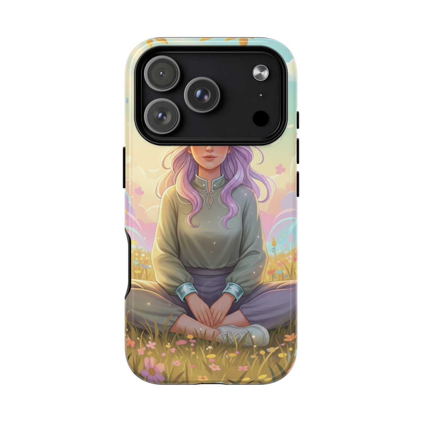 Tranquil Meadow Escape Tough Magnetic Phone Case — iPhone Cover