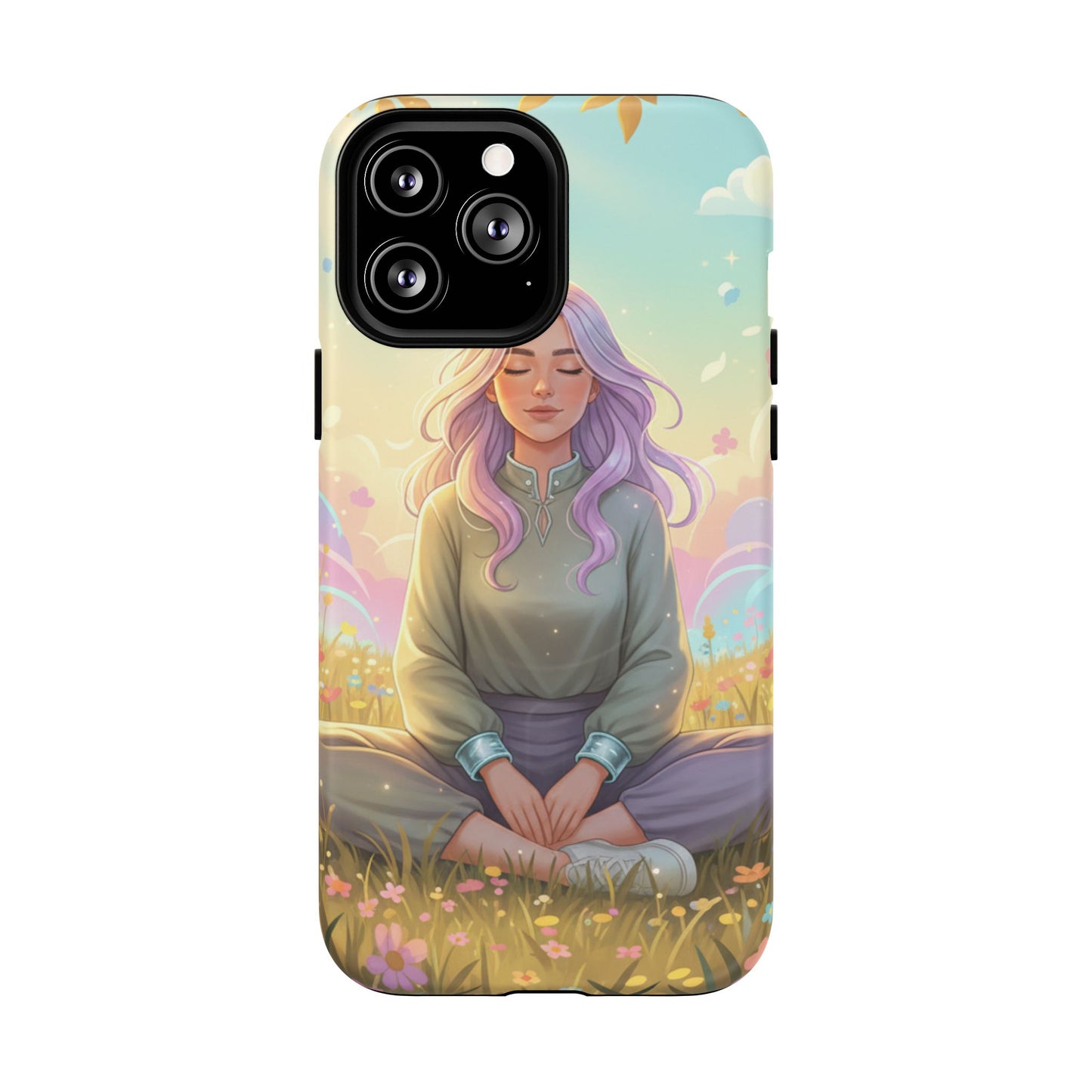 Tranquil Meadow Escape Tough Magnetic Phone Case — iPhone Cover