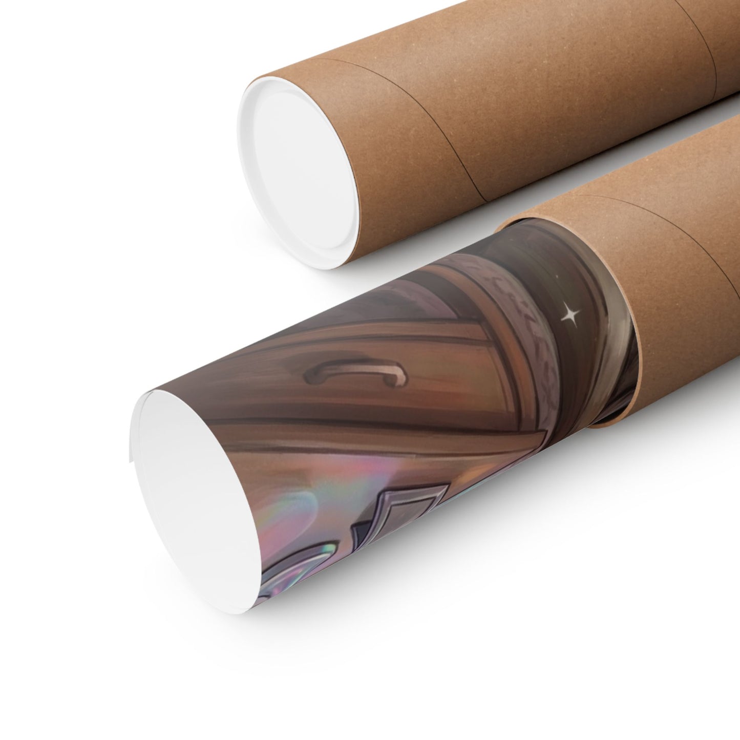 Cozy Rainy Day - Matte Vertical Art Print