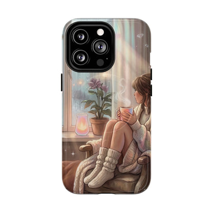 Cozy Rainy Day Tough Magnetic Phone Case — iPhone Cover