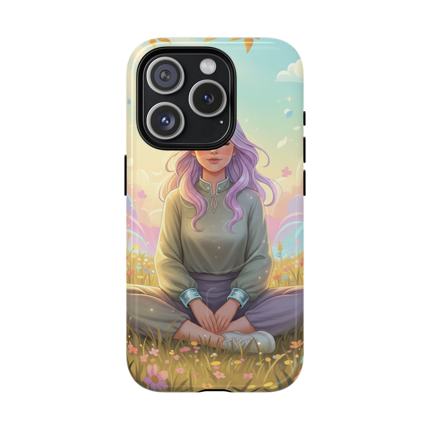 Tranquil Meadow Escape Tough Magnetic Phone Case — iPhone Cover
