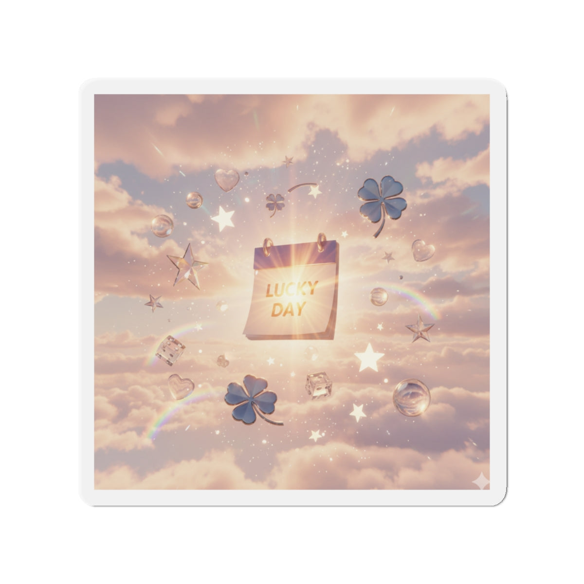 Lucky Day Die-Cut Magnets