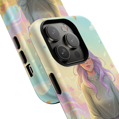 Tranquil Meadow Escape Tough Magnetic Phone Case — iPhone Cover