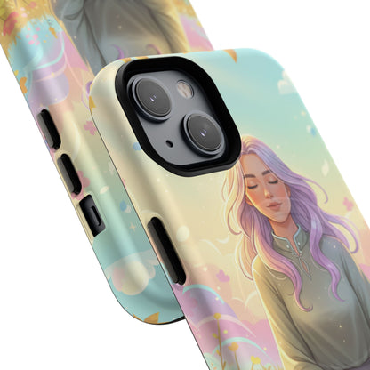 Tranquil Meadow Escape Tough Magnetic Phone Case — iPhone Cover