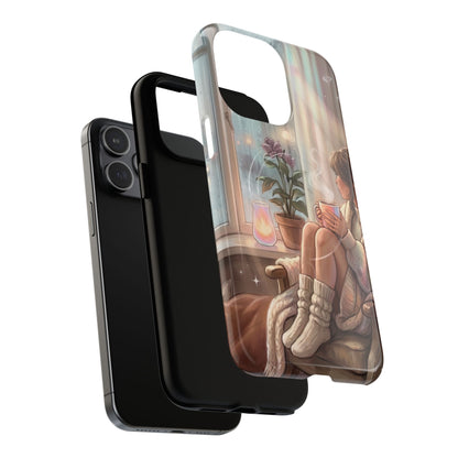 Cozy Rainy Day Tough Magnetic Phone Case — iPhone Cover