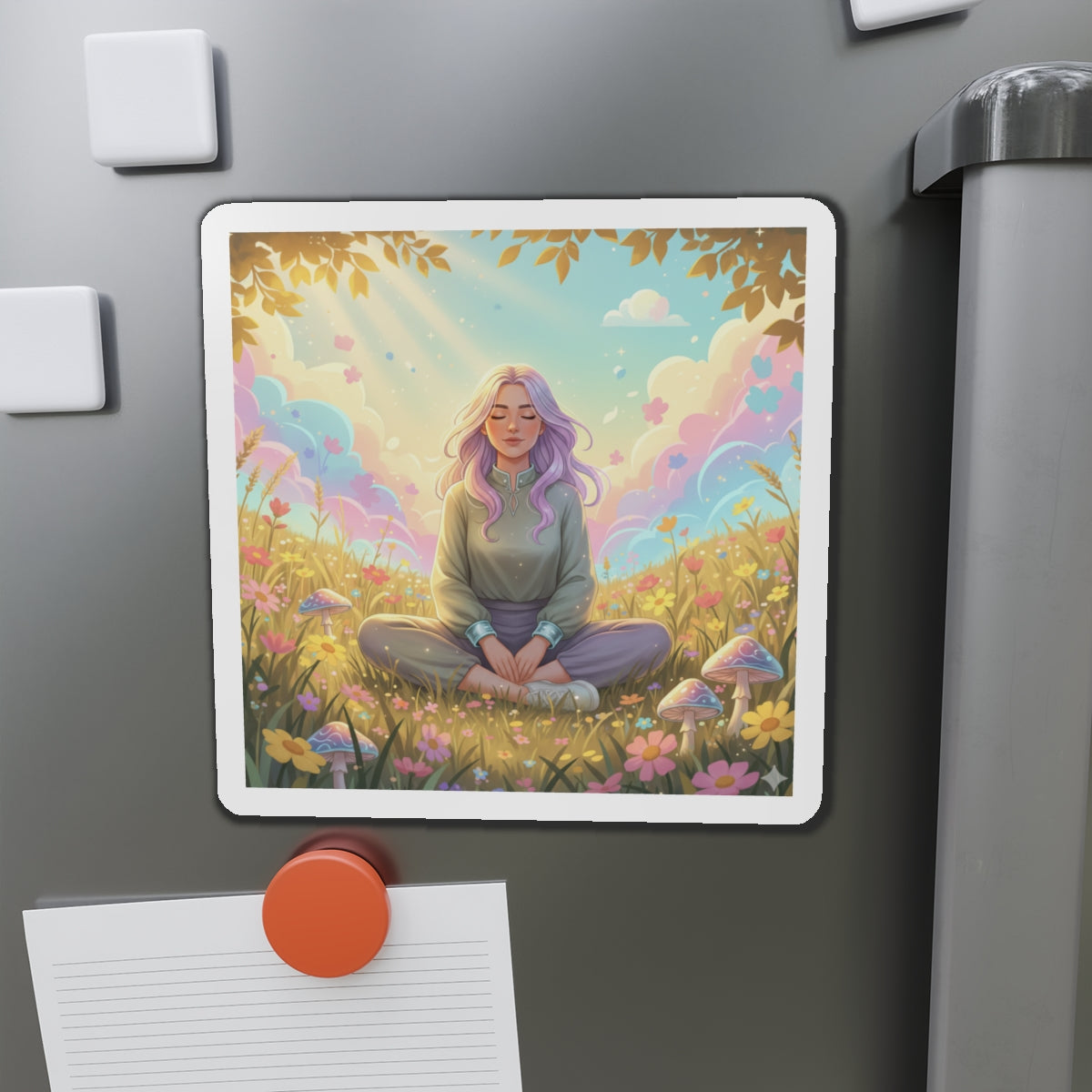 Tranquil Meadow Escape Die-Cut Magnets