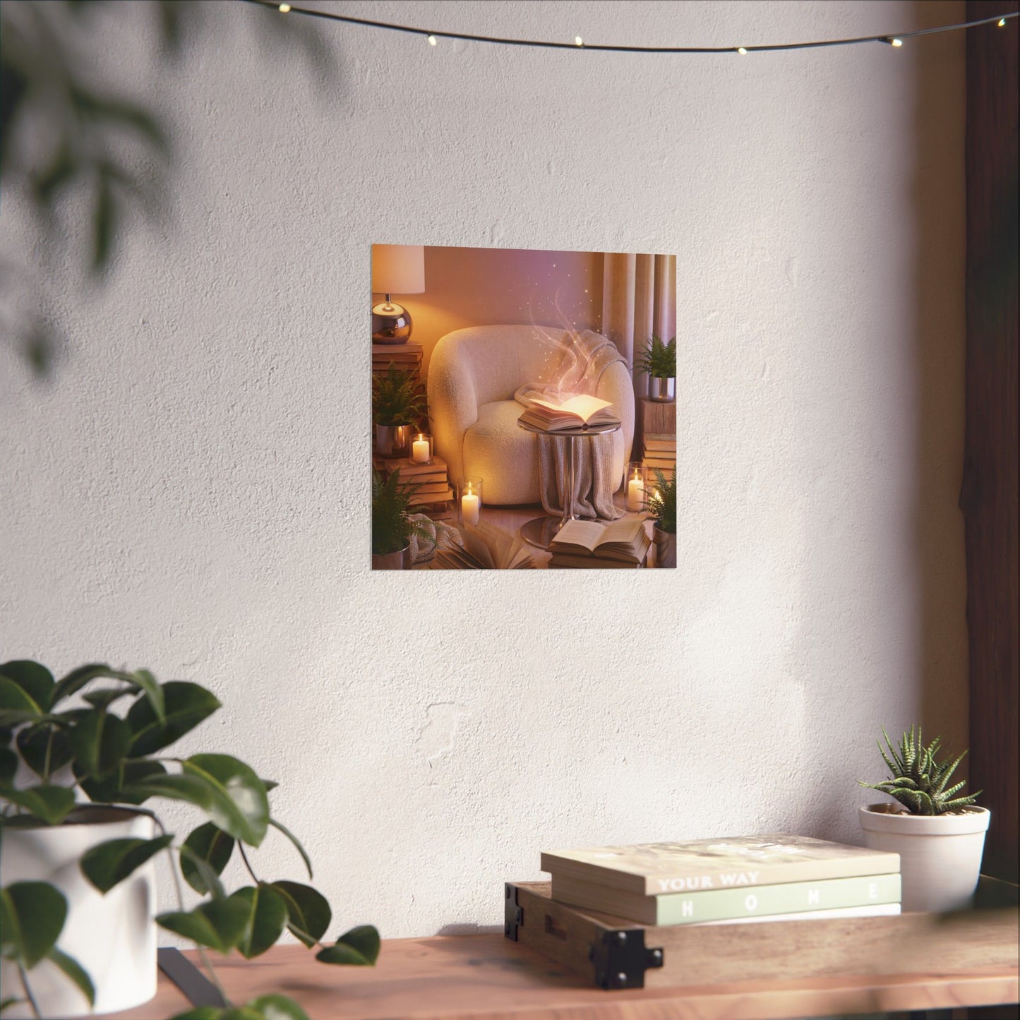 Magical Reading Corner - Matte Vertical Art Print