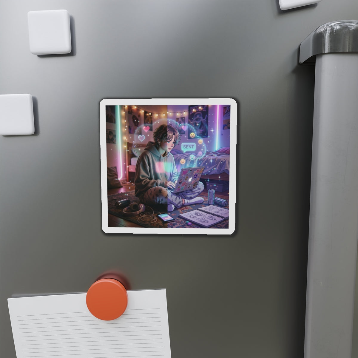 Surrealism Die-Cut Magnets