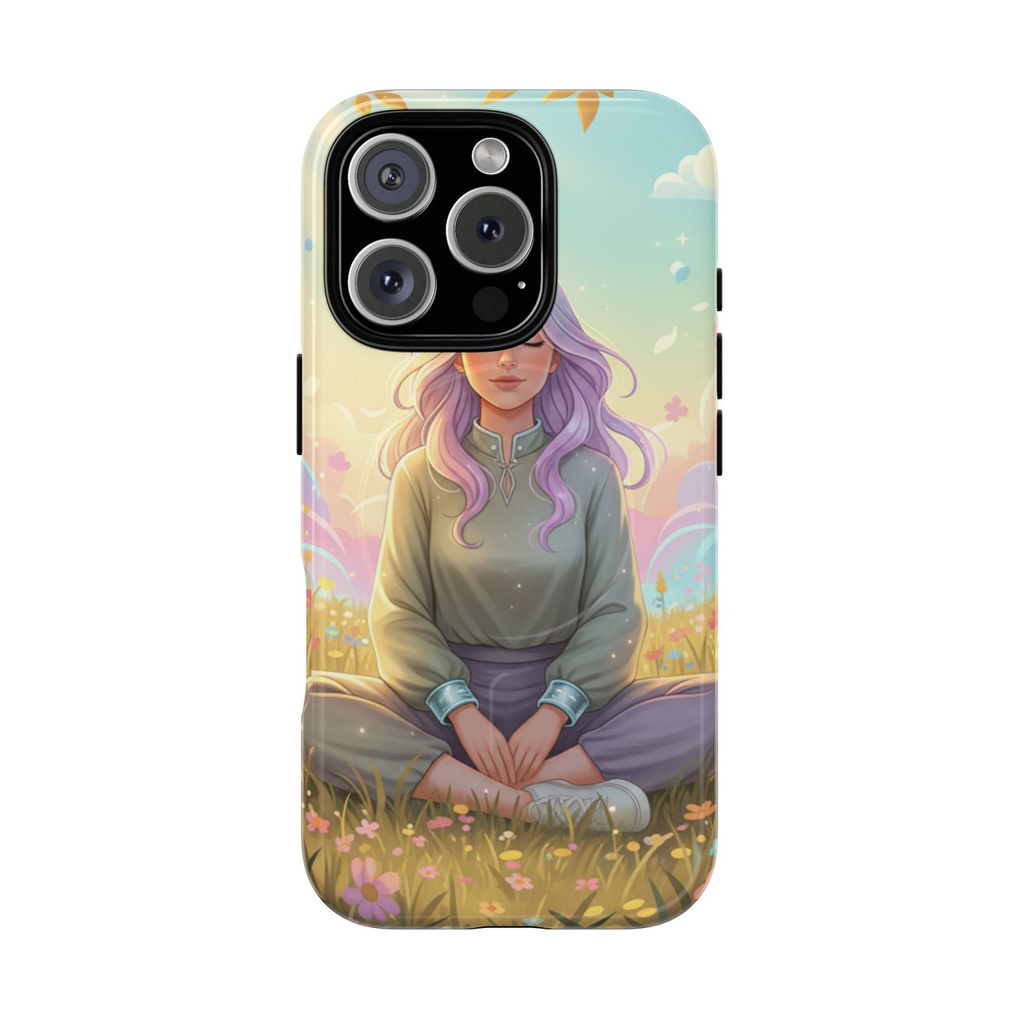Tranquil Meadow Escape Tough Magnetic Phone Case — iPhone Cover