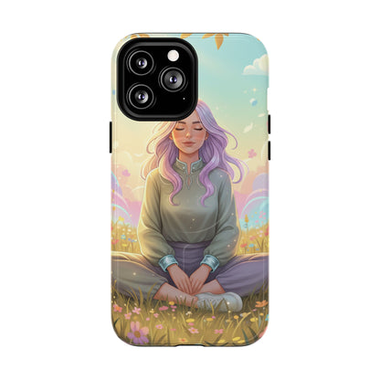 Tranquil Meadow Escape Tough Magnetic Phone Case — iPhone Cover