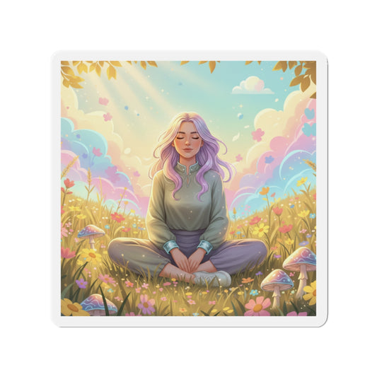 Tranquil Meadow Escape Die-Cut Magnets