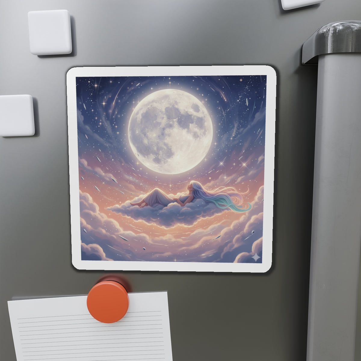 Luminous Night Sky Die-Cut Magnets