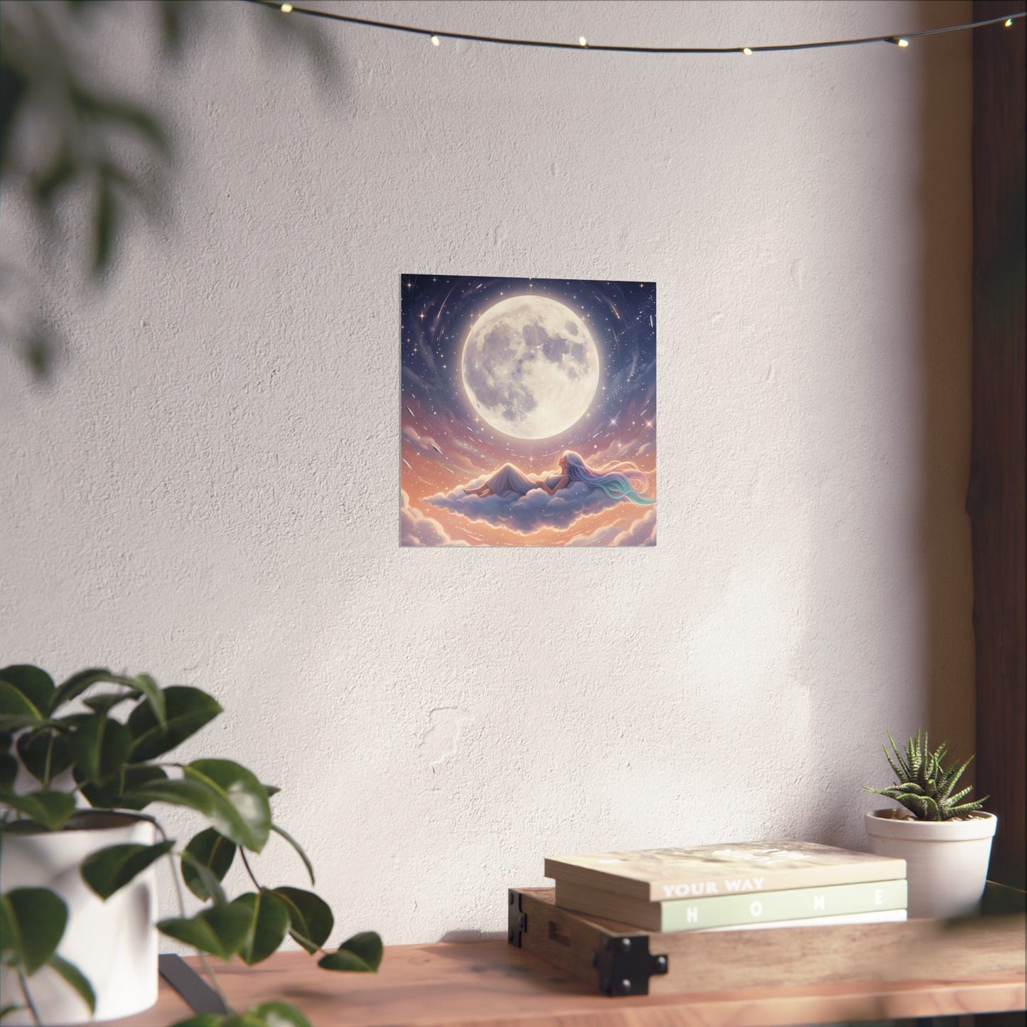 Luminous Night Sky - Matte Vertical Art Print