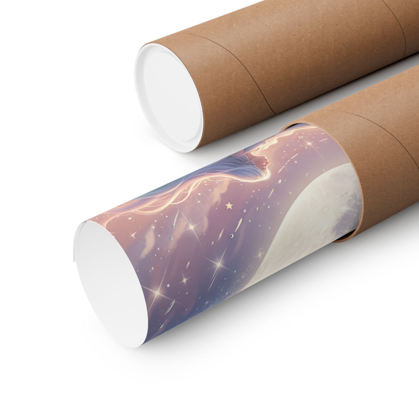 Luminous Night Sky - Matte Vertical Art Print