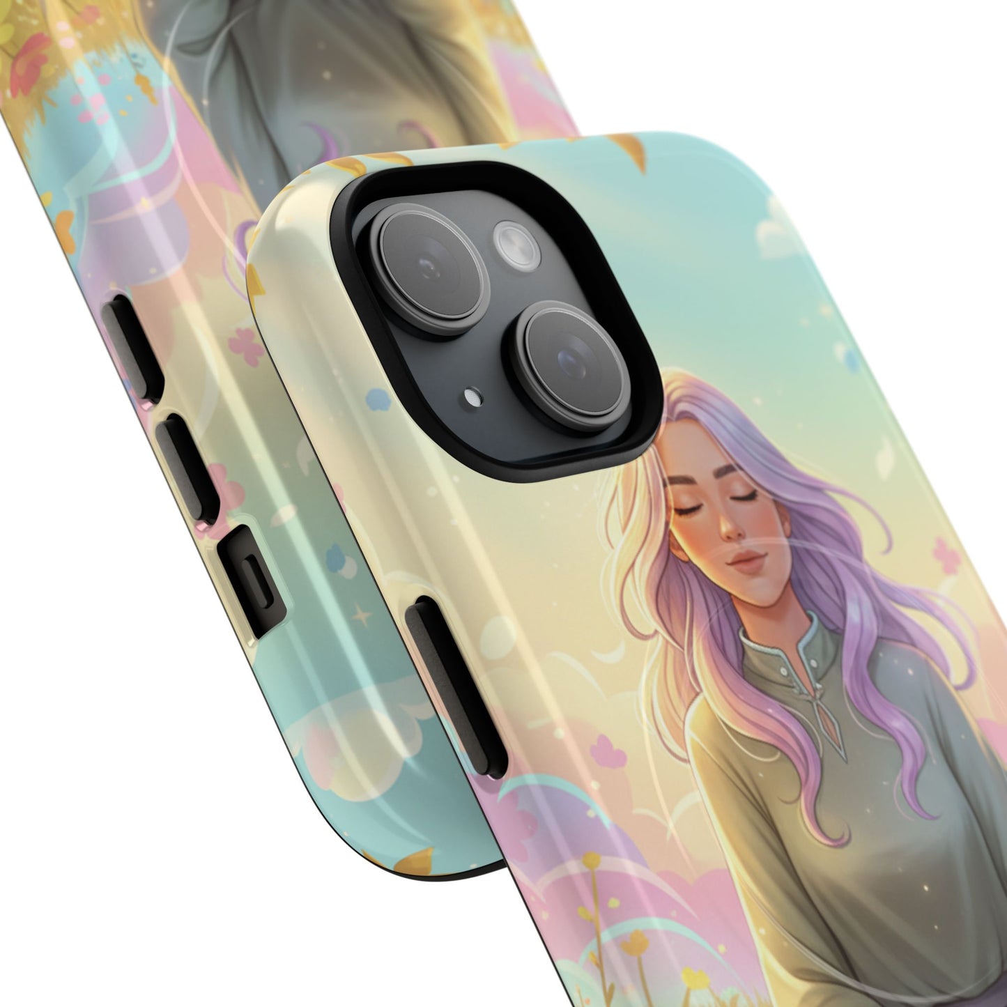 Tranquil Meadow Escape Tough Magnetic Phone Case — iPhone Cover