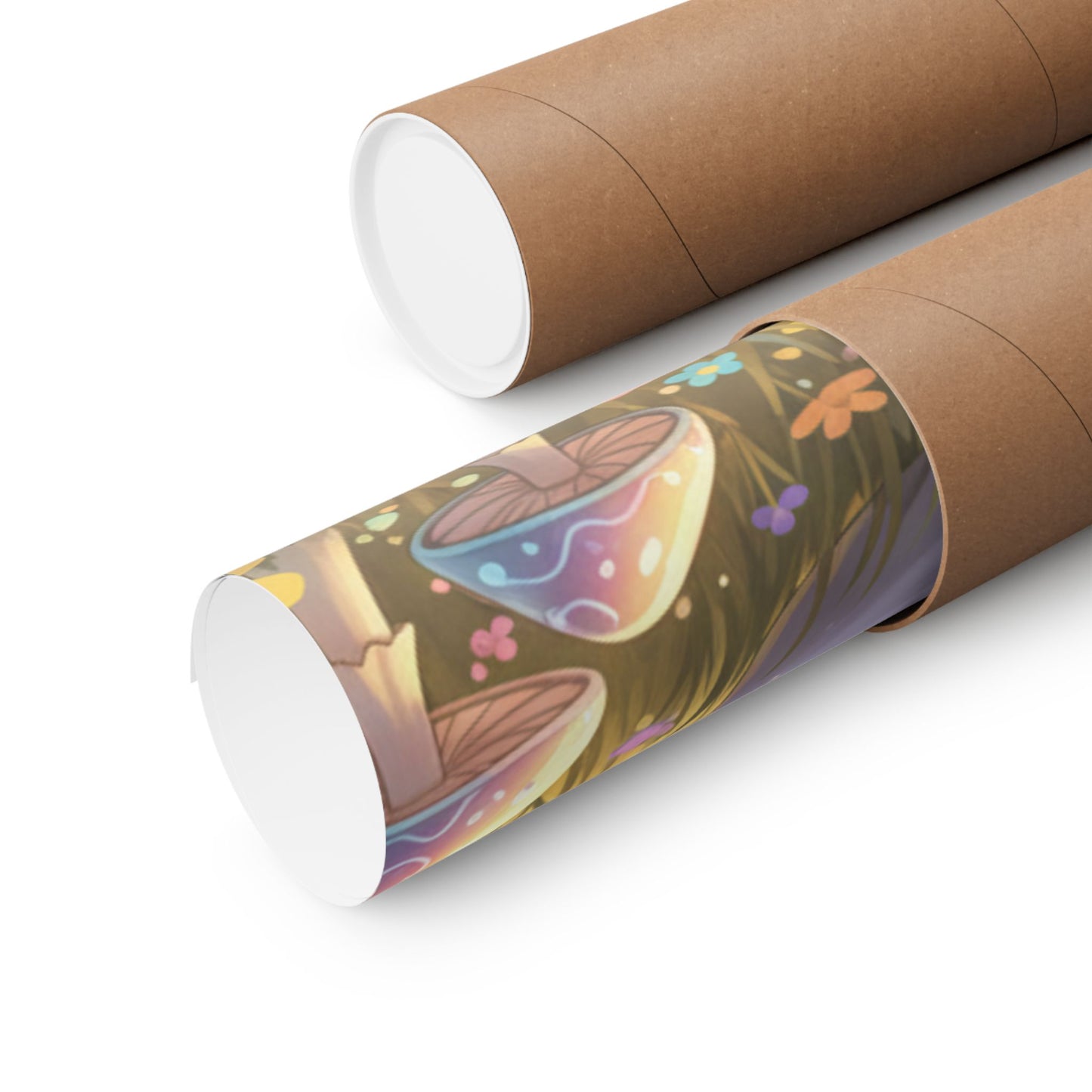 Tranquil Meadow Escape — Serene Mindfulness Matte Vertical Art Print