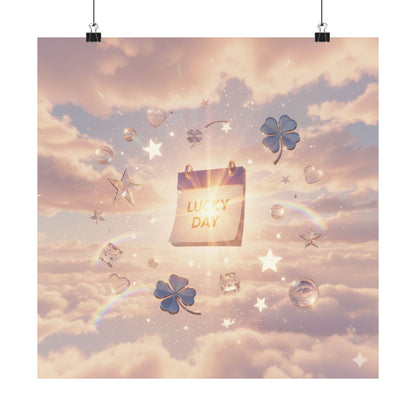 Lucky Day - Matte Vertical Art Print