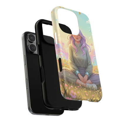 Tranquil Meadow Escape Tough Magnetic Phone Case — iPhone Cover