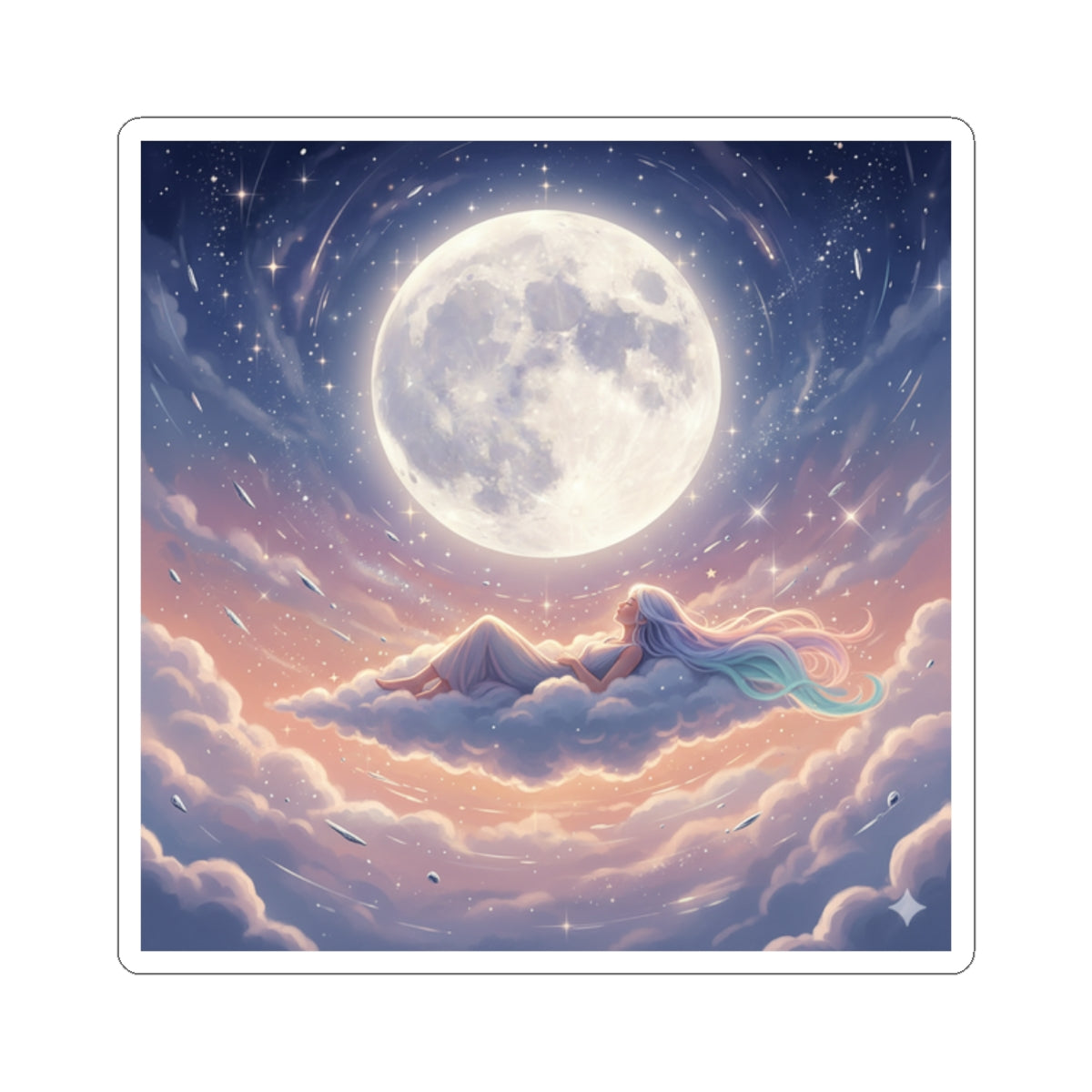 Luminous Night Sky Kiss-Cut Sticker Decal