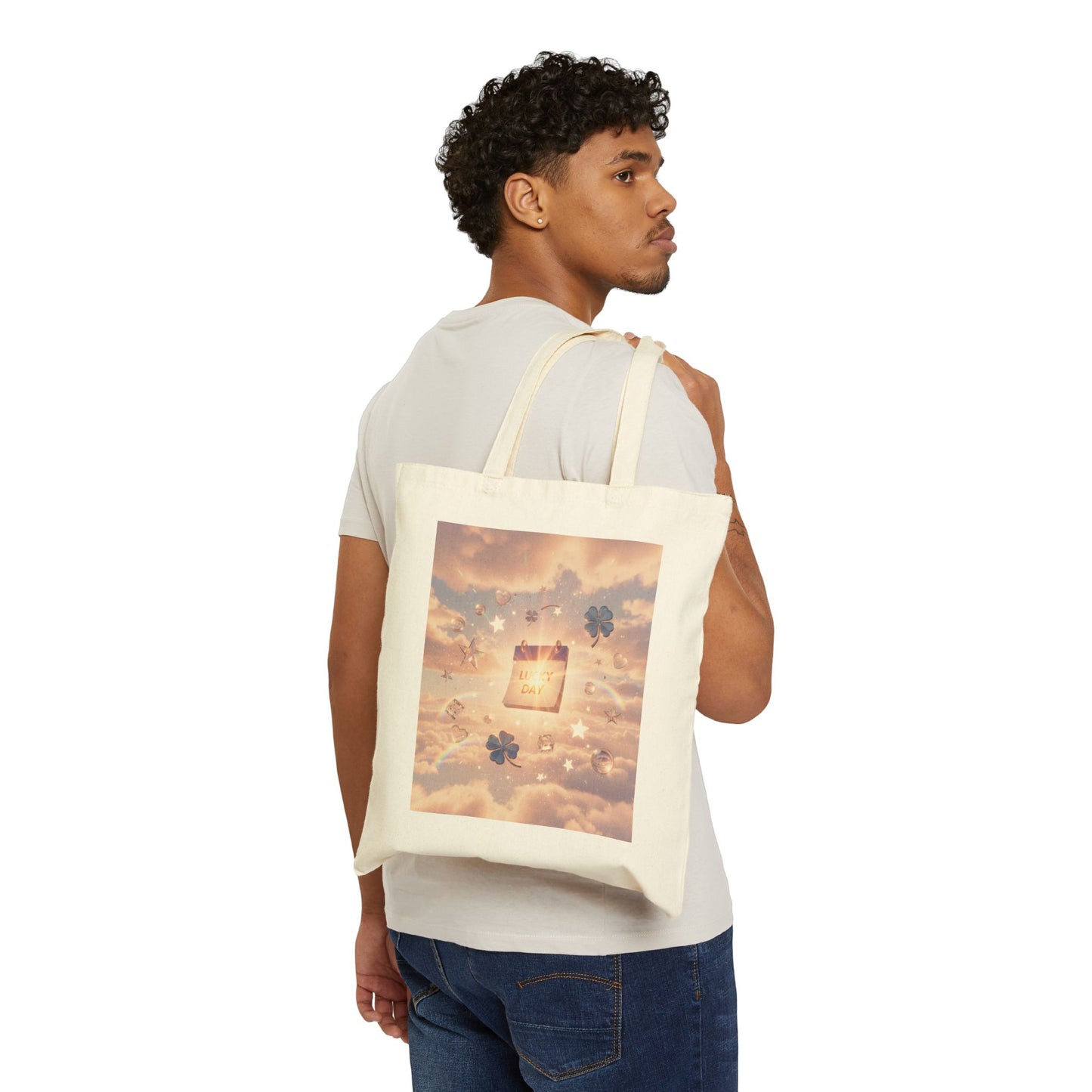 Lucky Day Canvas Tote Bag