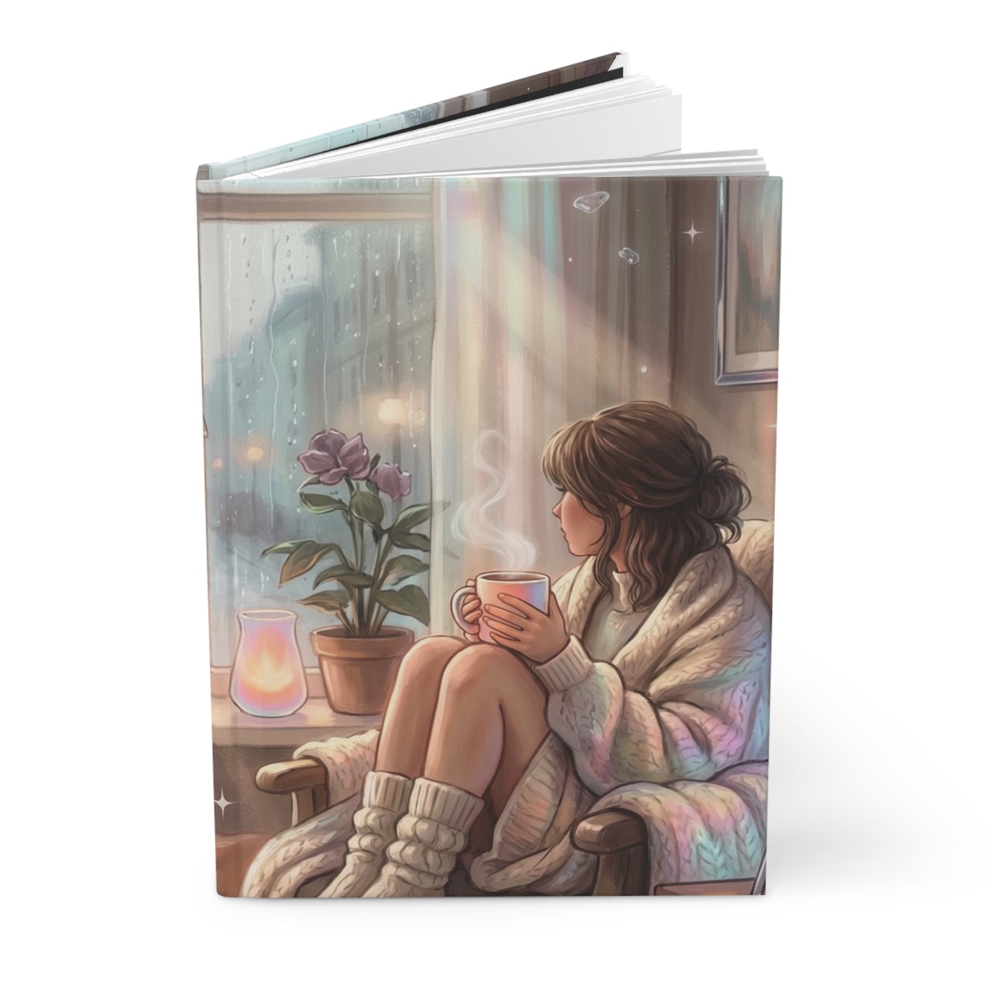 Cozy Rainy Day - Hardcover Journal