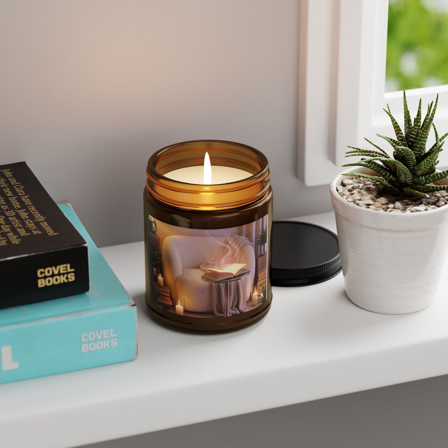Magical Reading Corner - Amber Jar Soy Scented Candle