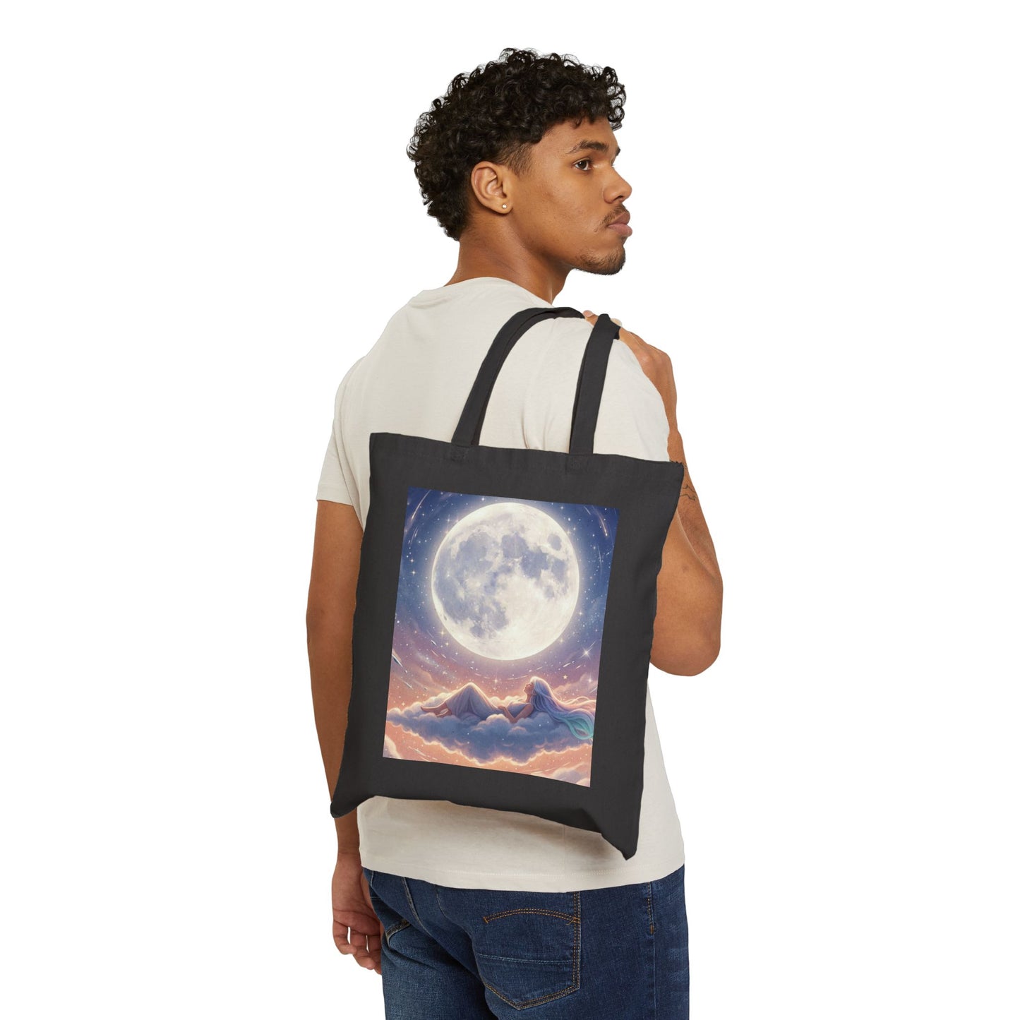 Luminous Night Sky - Canvas Tote Bag