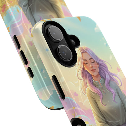 Tranquil Meadow Escape Tough Magnetic Phone Case — iPhone Cover