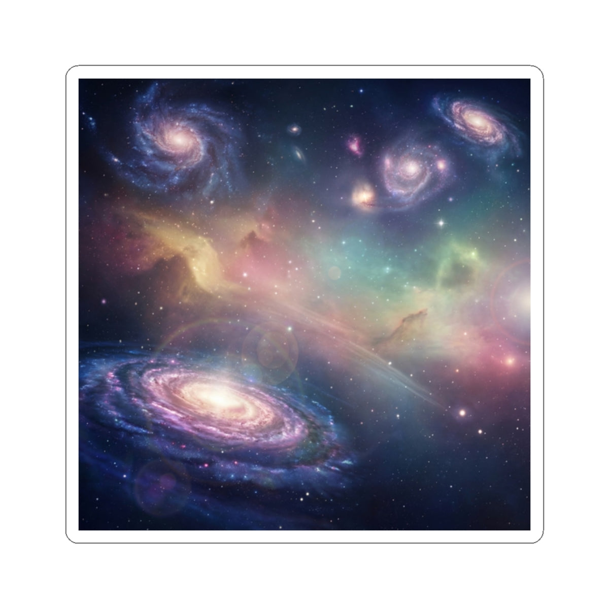 Nebulae- Kiss-Cut Sticker Decal
