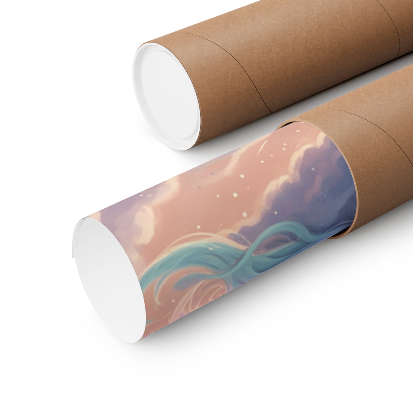 Luminous Night Sky - Matte Vertical Art Print